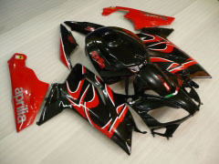 Style d'usine - rouge Noir Carénages et carrosserie pour 2004-2009 RS125 #LF5462