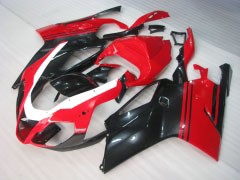 Style d'usine - rouge Noir Carénages et carrosserie pour 2004-2009 RSV 1000 R #LF3065