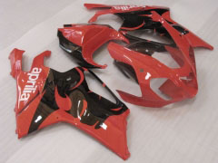 Style d'usine - rouge Noir Carénages et carrosserie pour 2004-2009 RSV 1000 R #LF5457