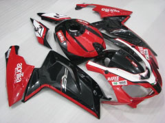 Customize - rouge Noir Carénages et carrosserie pour 2004-2009 RS125 #LF3079
