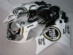 Lucky Strike - blanc Noir Carénages et carrosserie pour 2004-2009 RSV 1000 R #LF3067