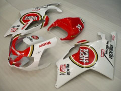 Lucky Strike, MOTUL - rouge blanc Carénages et carrosserie pour 2004-2009 RSV 1000 R #LF5454
