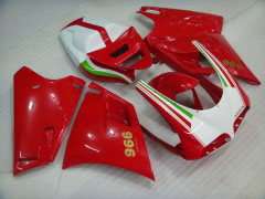 Factory Style - rot Wei? Verkleidungen und Karosserien für 1999-2002 996 #LF5654