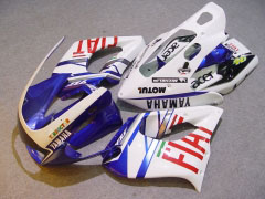 FIAT - 青い 白い フェアリングとボディワーク 1997-2007  YZF1000R #LF7920