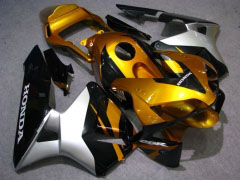 Factory Style - Black Gold Fairings and Bodywork For 2003-2004 CBR600RR  #LF5312