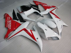 Style d'usine - rouge blanc Carénages et carrosserie pour 2002-2003 YZF-R1 #LF7027