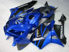 Style d'usine - Bleu Noir Carénages et carrosserie pour 2005-2006 CBR600RR #LF7511
