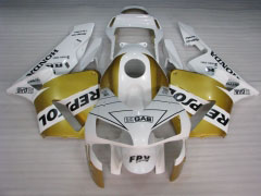 Repsol - Branco Ouro Fairings and Bodywork For 2003-2004 CBR600RR  #LF5332