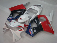 MOTUL - rojo Blanco Negro Fairings and Bodywork For 2002-2003 CBR954RR #LF4475