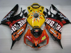 Rossi - 黄 黒 フェアリングとボディワーク 2006-2007 CBR1000RR #LF7184
