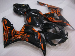 カスタマイズ - オレンジ 黒 フェアリングとボディワーク 2006-2007 CBR1000RR #LF4375
