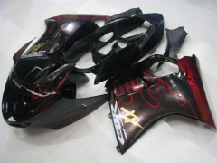 Flame - rouge Noir Carénages et carrosserie pour 1996-2007 CBR1100XX #LF5139
