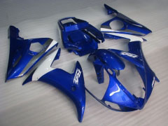 Estilo de fábrica - Azul Blanco Fairings and Bodywork For 2003-2004 YZF-R6 #LF3553