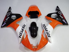 Repsol - オレンジ 白い 黒 フェアリングとボディワーク 2005 YZF-R6 #LF3496