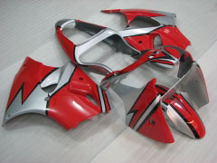 Estilo de fábrica - rojo Negro Plata Fairings and Bodywork For 2000-2002 NINJA ZX-6R #LF3335