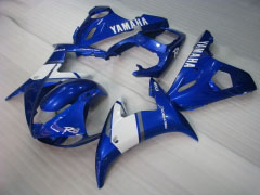 Factory Style - Blue White Fairings and Bodywork For 2005 YZF-R6 #LF3525