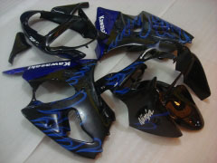Flame - Azul Negro Fairings and Bodywork For 2000-2002 NINJA ZX-6R #LF3326