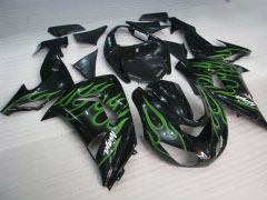 Flame - Verde Negro Fairings and Bodywork For 2006-2007 NINJA ZX-10R #LF6247