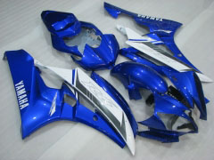 Estilo de fábrica - Azul Branco Fairings and Bodywork For 2006-2007 YZF-R6 #LF3456