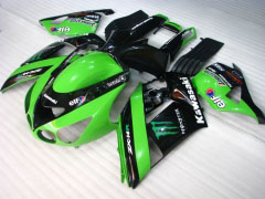 Monster - Verde Preto Fairings and Bodywork For 2006-2011 NINJA ZX-14R #LF5843