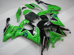 Customize - Verde Negro Fairings and Bodywork For 2008-2010 NINJA ZX-10R #LF3254