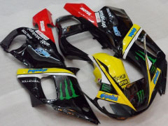 Monster - Red Yellow Black Fairings and Bodywork For 1998-2002 YZF-R6 #LF3375
