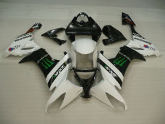 Monster - Blanco Negro Fairings and Bodywork For 2008-2010 NINJA ZX-10R #LF6198