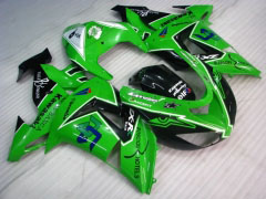 工場スタイル - 緑 黒 フェアリングとボディワーク 2006-2007 NINJA ZX-10R #LF6268