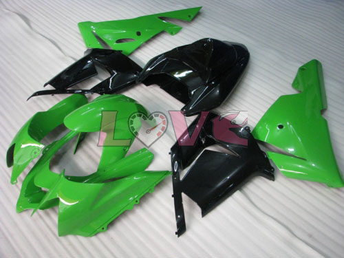 Style d'usine - vert Noir Carénages et carrosserie pour 2004-2005 NINJA ZX-10R #LF6339