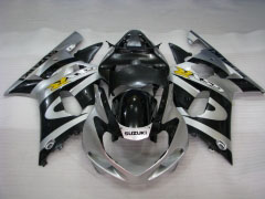 Factory Style - Black Silver Fairings and Bodywork For 2000-2002 GSX-R1000 #LF6090