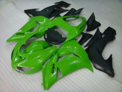 Estilo de fábrica - Verde Negro Fairings and Bodywork For 2006-2007 NINJA ZX-10R #LF6273