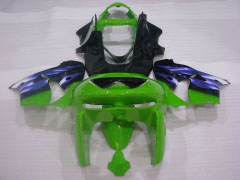 Estilo de fábrica - Verde Púrpura Negro Fairings and Bodywork For 1998-1999 NINJA ZX-9R #LF3277