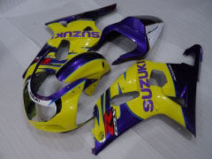工場スタイル - 黄 紫の フェアリングとボディワーク 2001-2003 GSX-R600 #LF4278