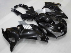Estilo de fábrica - Negro Plata Fairings and Bodywork For 2006-2011 NINJA ZX-14R #LF3235