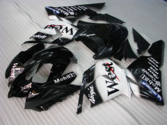 West - Blanco Negro Fairings and Bodywork For 2004-2005 NINJA ZX-10R #LF6307