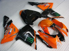 Monster - naranja Negro Fairings and Bodywork For 2004-2005 NINJA ZX-10R #LF6311