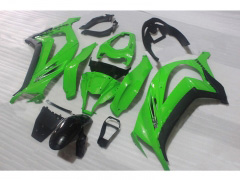 工場スタイル - 緑 黒 フェアリングとボディワーク 2011-2015 Ninja ZX-10R #LF4823