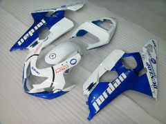 DUNLOP, Jordan, MOTUL - Azul Blanco Fairings and Bodywork For 2004-2005 GSX-R600 #LF6642