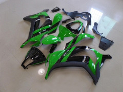 工場スタイル - 緑 黒 フェアリングとボディワーク 2011-2015 Ninja ZX-10R #LF4816