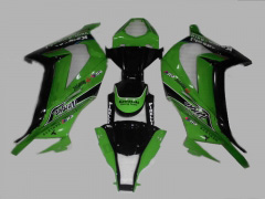 工場スタイル - 緑 黒 フェアリングとボディワーク 2011-2015 Ninja ZX-10R #LF4812