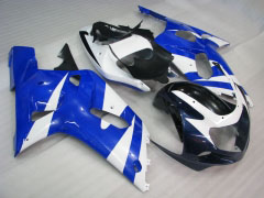 Factory Style - Blue White Black Fairings and Bodywork For 2000-2002 GSX-R1000 #LF4161