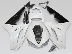 Style d'usine - blanc Noir Carénages et carrosserie pour 2009-2012 Daytona 675 #LF4636