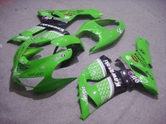 Nakano - Green Black Fairings and Bodywork For 2005-2006 NINJA ZX-6R #LF5970