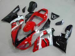 Factory Style - rot Wei? Verkleidungen und Karosserien für 1998-1999 YZF-R1 #LF7082