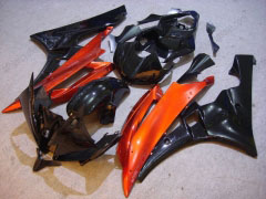 Stile di fabbrica - arancia Nero Carena e Carrozzeria Per 2006-2007 YZF-R6 #LF6881