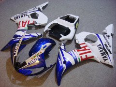 FIAT, MOTUL - Blue White Fairings and Bodywork For 2005 YZF-R6 #LF5280