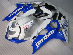 Jordan - Azul Blanco Fairings and Bodywork For 2004-2005 GSX-R750 #LF4071