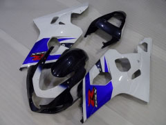 Estilo de fábrica - Azul Blanco Negro Fairings and Bodywork For 2004-2005 GSX-R750 #LF4091