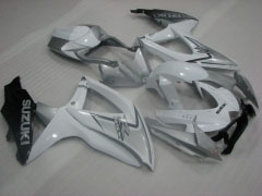 Style d'usine - blanc gris Carénages et carrosserie pour 2008-2010 GSX-R600 #LF3951