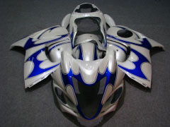 Flame - Azul Branco Fairings and Bodywork For 2008-2020 Hayabusa #LF5255